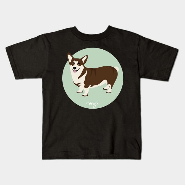 Corgi Lover Gift Dog Breed Pet Lover Puppy Kids T-Shirt by PoliticalBabes